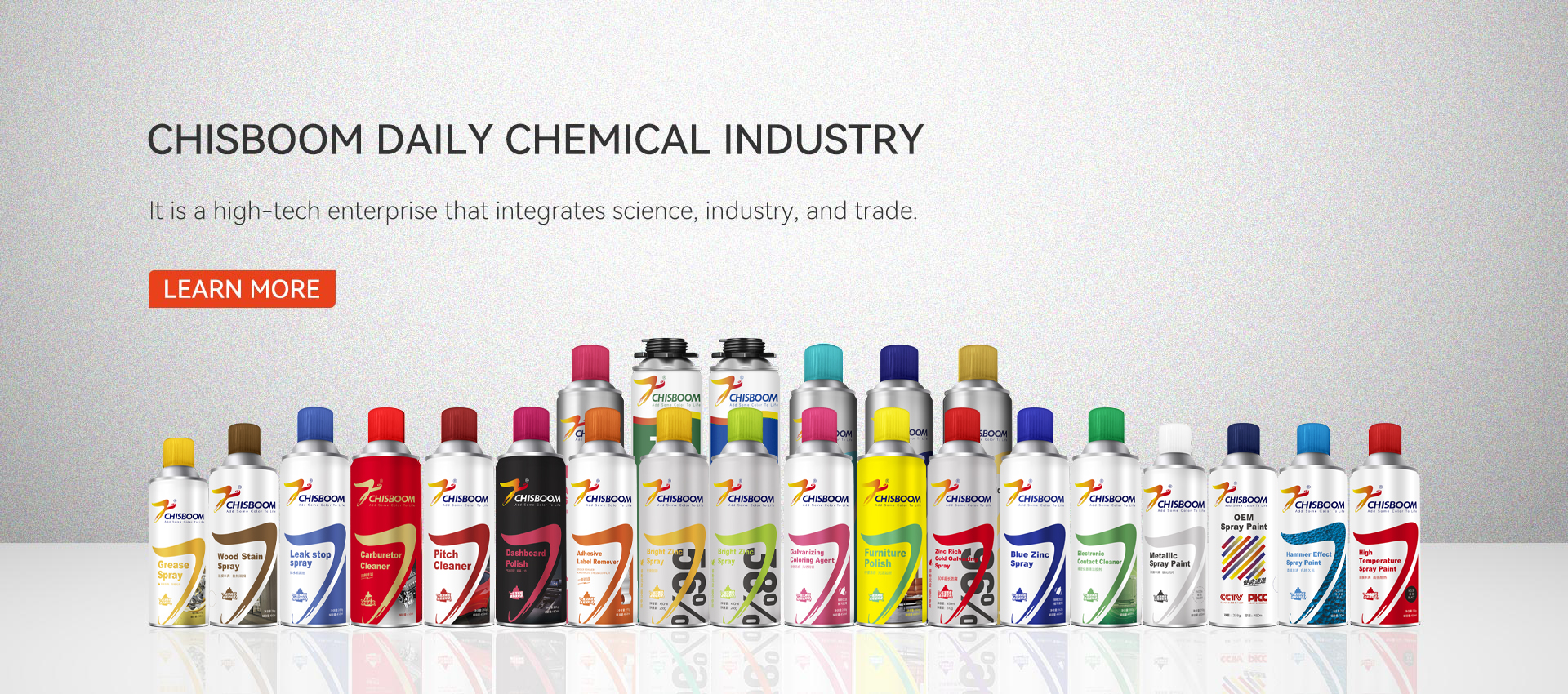 Nhà sản xuất sơn bình xịt aerosol Chisboom